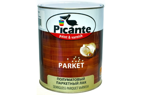 Купить Лак паркетный полуматовый 0 75л  PICANTE 43010.BB фото №1