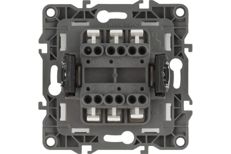 Купить Выключатель 2кл  10АХ-250В  IP20  Эра12 чёрный  ЭРА 12-1104-06 фото №2