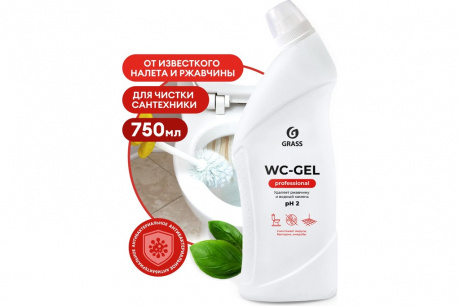 Купить Средство чистящее GRASS для ванной комнаты WC-GEL Professional 750 мл фото №2